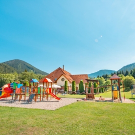 vonkajší areál Penziónu Horec