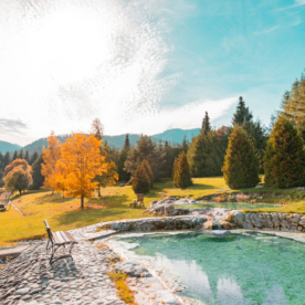 vonkajší areál Penziónu Horec